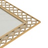 Lattice Cut Metal Photo Frame 5" x 7"