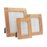 Impressions Oak Effect Photo Frame Cross Batons