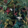 Holden Decor Jungle Paradise Black Wallpaper