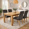Global Home Ascot Rustic Oak 150cm Dining Table