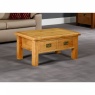 Global Home Ascot Rustic Oak Coffee Table With Drawer