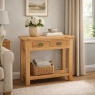 Global Home Ascot Rustic Oak Console Table