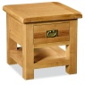 Ascot Lamp Table With Drawer