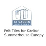 A1 Felt Tiles for Carlton Summerhouse Canopy