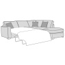 Bertie Standard Back Sofa Bed Corner Group