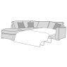 Bertie Standard Back Sofa Bed Corner Group