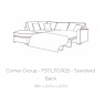 Bertie Standard Back Sofa Bed Corner Group