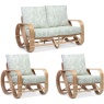 Desser Pretzel 2 Seater Sofa & 2 Chairs Suite