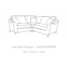Milo Fabric Corner Sofa