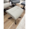 Scandi 1120 Large Chair & Footstool in Prime Cloud Leather