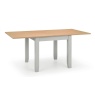 Julian Bowen Richmond Flip-Top Dining Table - Elephant Grey/Pale Oak