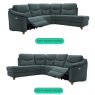 G Plan Jackson 4 Seater Recliner Chaise Corner Sofa