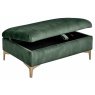 Alstons Paulina Fabric Ottoman With Legs