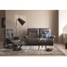 Stressless Mary 2 Seater Recliner Sofa With Upholstered Arms