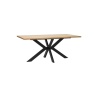 Marlowe 90x180cm Dining Table With Star Base