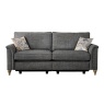 Parker Knoll Rowan Plain Back Grand 3 Seater Sofa With Power Footrest