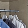 Stuttgart Soft Grey/Sanremo Oak 210cm Height Sliding Door Wardrobe
