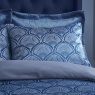 Catherine Lansfield Signature Art Deco Pearl Oxford Pillowcase Pair - Navy Blue
