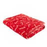 Catherine Lansfield Christmas Candy Cane Fleece Throw