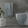 Catherine Lansfield Zero Twist & Absorbent Cotton Towel - Sage