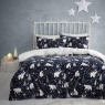 Fusion Starry Night Fleece Blue Duvet Set