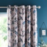 Appletree Heritage Windsford Velvet Eyelet Curtains 66 x 72 -Teal