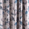 Appletree Heritage Windsford Velvet Eyelet Curtains 66 x 72 -Teal