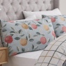 Dreams & Drapes Design Botanical Fruit Easy Care Duck Egg Duvet Set