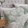 Dreams & Drapes Design Chrysanthemum Easy Care Green Duvet Set