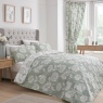 Dreams & Drapes Design Chrysanthemum Quilted Bedspread - Green