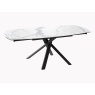 Akante Kheops Extending Dining Table - Matt Marble