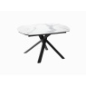 Akante Kheops Extending Dining Table - Matt Marble