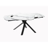 Akante Kheops Extending Dining Table - Matt Marble