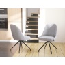 Akante Miami Swivel Dining Chair - Grey