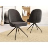 Akante Miami Swivel Dining Chair - Charcoal