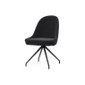 Akante Miami Swivel Dining Chair - Charcoal