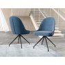 Akante Miami Swivel Dining Chair - Blue