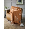 Deyongs Highland Cows Acrylic Filled Cushion - Paprika