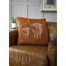 Deyongs Highland Cows Acrylic Filled Cushion - Paprika