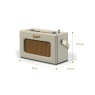 Roberts Revival Uno BT DAB/DAB+/FM Radio Bluetooth - Pastel Cream