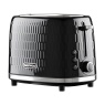 Daewoo SDA2605GE 2 Slice Honeycomb Toaster- Black
