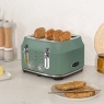 Rangemaster RMCL4201MG Classic 4 Slice Toaster - Green