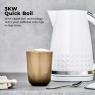 Tower T10075WHT Solitaire 3KW Kettle 1.5L - White