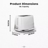 Tower T20082WHT Solitaire 2 Slice Toaster - White