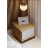 Bell & Stocchero Lago 1 Door Bedside Cabinet - White