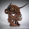Edge Sculpture Highland Cow Bust