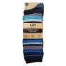 Town & Country Twin Pack Ramble Socks 7-11 - Navy/Multi