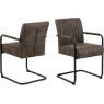 Adele Dining Chair With Armrest - Anthracite