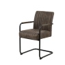 Adele Dining Chair With Armrest - Anthracite