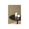 Malta Ceramic Round Bar Table - Matt Black